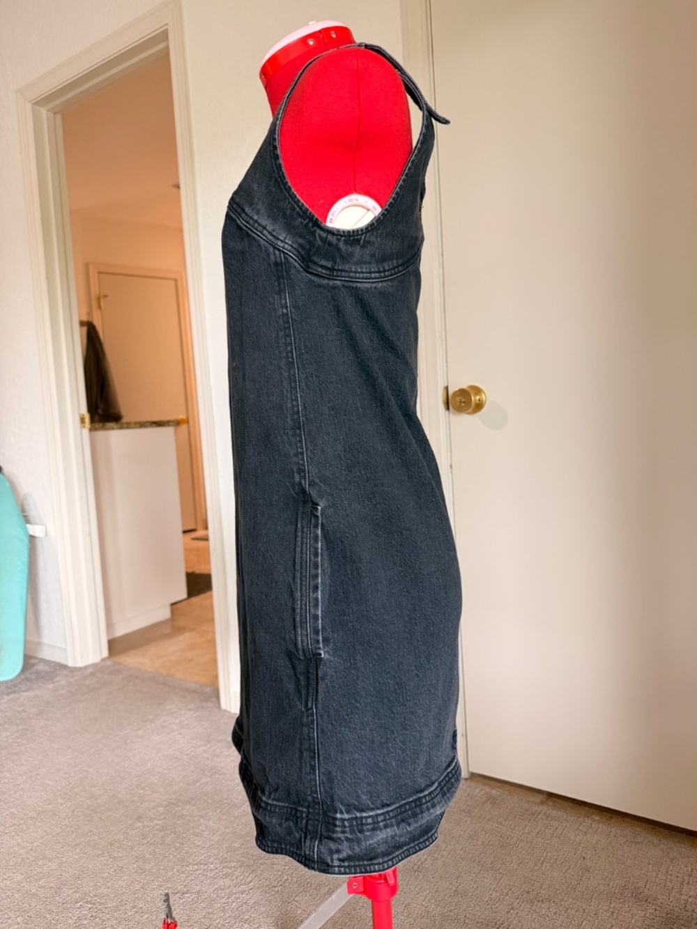 Anthropologie Pilcro Denim Shift Dress | Size 4 - Picture 5 of 6